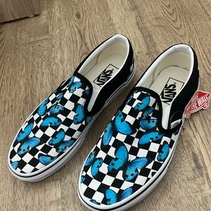 Checkered Slip on Vans